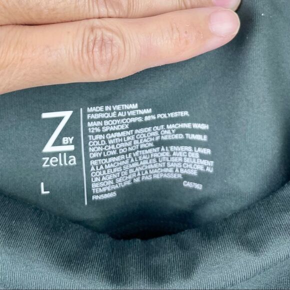 Zella High Waist Pocket Crop in Mountain Green Size L - Picture 5 of 7